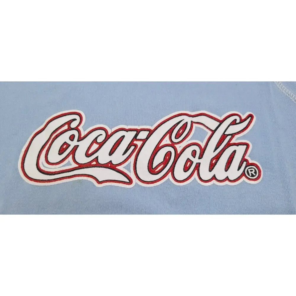 L3) 2 Children Coca Cola Brand Cotton Sweatshirts Medium